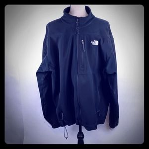 The North face softshell jacket black